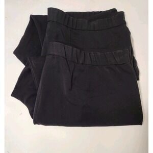 CJ Banks Black Dress Pants Straight Leg Womens Size 20W Lot of 2